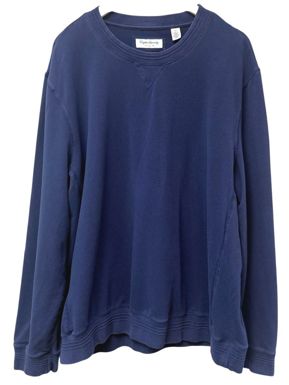 English Laundry Men's Sweatshirt  XXL Blue French Terry Casual Weekend Pullover